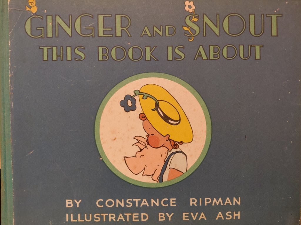 Constance Ripman: Ginger and Snout this book is about, illustrated by Eva Ash - Tales for Tadpoles