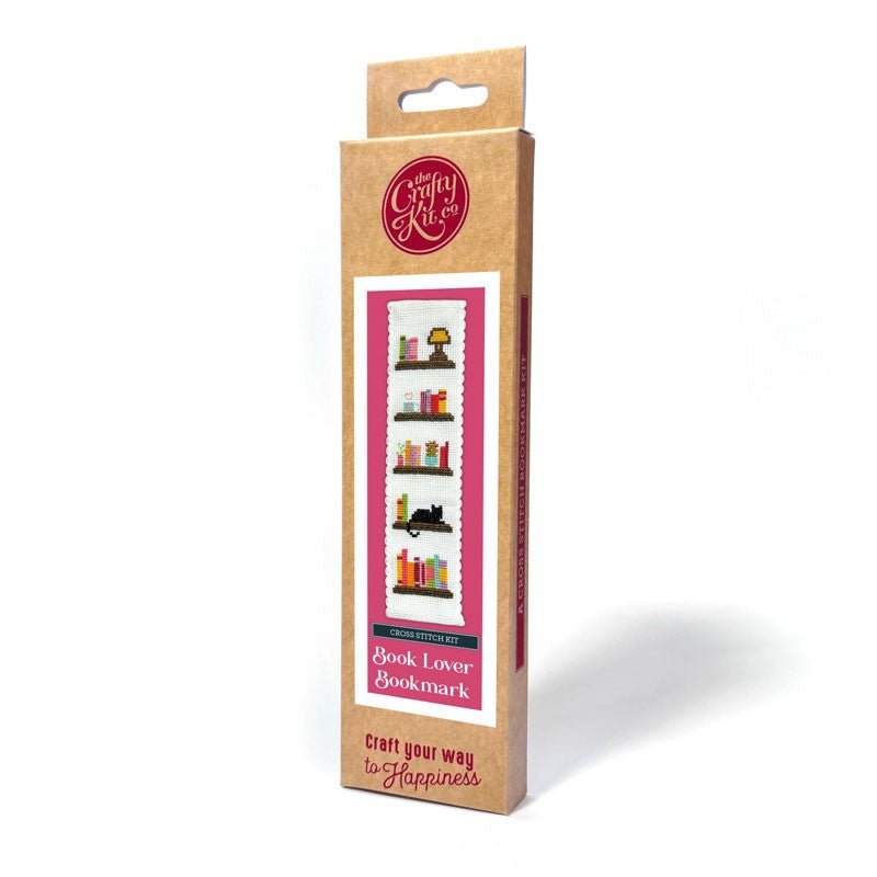 Cross stitch kit: Bookmark, Book Lover - Tales for Tadpoles