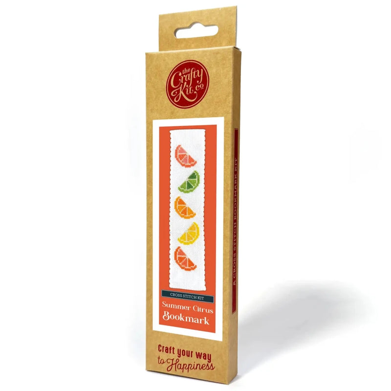 Cross Stitch Kit: Bookmark, Summer Citrus - Tales for Tadpoles