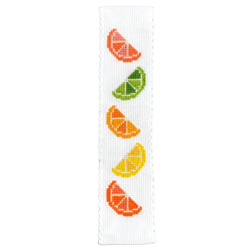 Cross Stitch Kit: Bookmark, Summer Citrus - Tales for Tadpoles