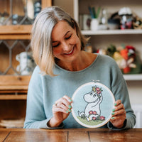Cross Stitch Kit: Snorkmaiden Flower Arranging - Tales for Tadpoles