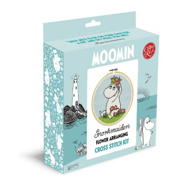 Cross Stitch Kit: Snorkmaiden Flower Arranging - Tales for Tadpoles