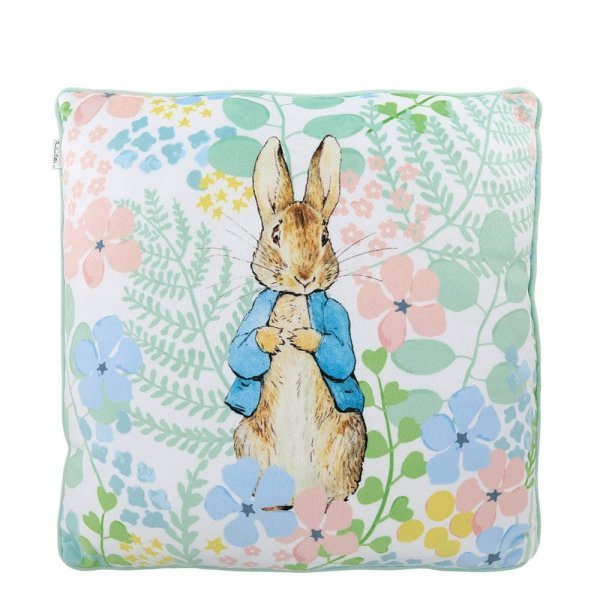 Cushion: Peter Rabbit - English Garden - Tales for Tadpoles