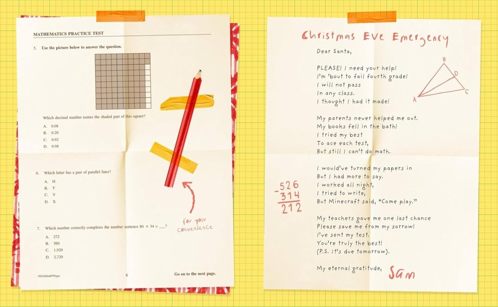 David Griswold: Letters to Never Send Santa, Illustrated by Luis San Vicente - Tales for Tadpoles