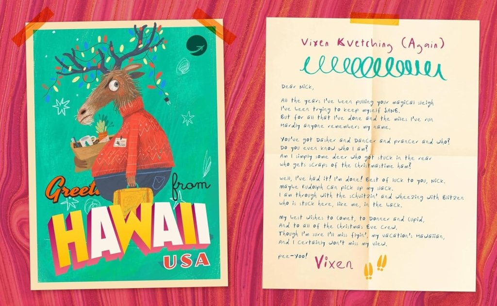 David Griswold: Letters to Never Send Santa, Illustrated by Luis San Vicente - Tales for Tadpoles