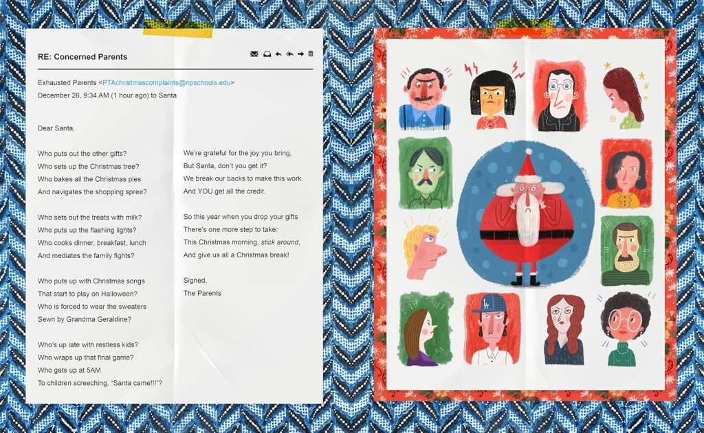 David Griswold: Letters to Never Send Santa, Illustrated by Luis San Vicente - Tales for Tadpoles