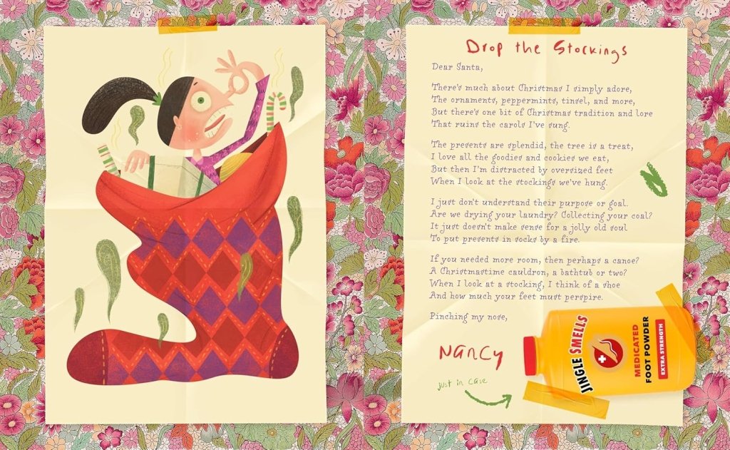 David Griswold: Letters to Never Send Santa, Illustrated by Luis San Vicente - Tales for Tadpoles
