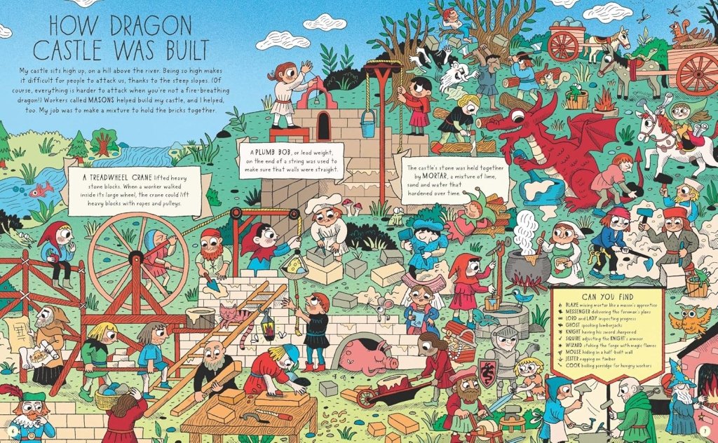 David MacPhail: Where's Dragon in His Castle? illustrated by Mariana Ruiz Johnson - Tales for Tadpoles