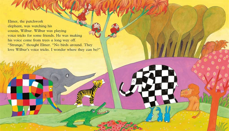 David McKee: Elmer and the Big Bird - Tales for Tadpoles