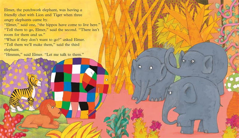 David McKee: Elmer and the Hippos - Tales for Tadpoles