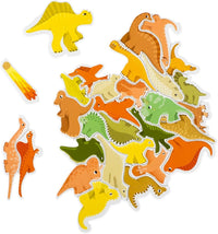 Dino Dash: A Jurassic Puzzle with 50 Shaped Pieces - Tales for Tadpoles