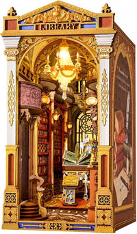 DIY Book Nook Kit: Library of Wonders - Tales for Tadpoles