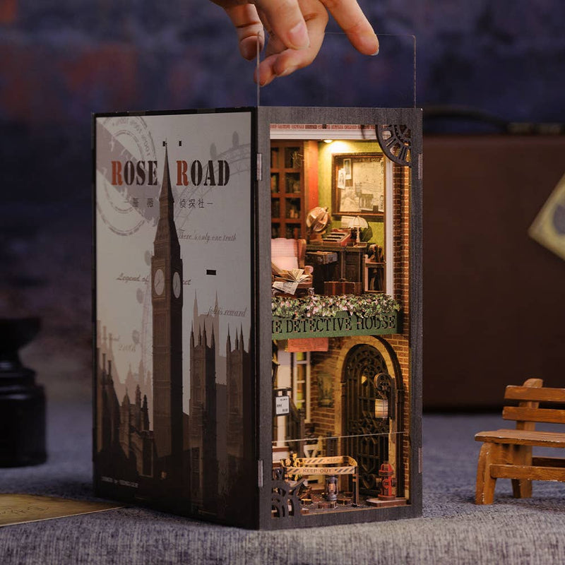 DIY Miniature House Book Nook Kit: Rose Detective Agency - Tales for Tadpoles