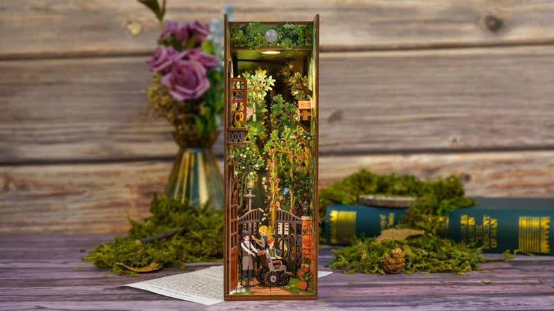 DIY Miniature House Book Nook Kit: Secret Garden - Tales for Tadpoles