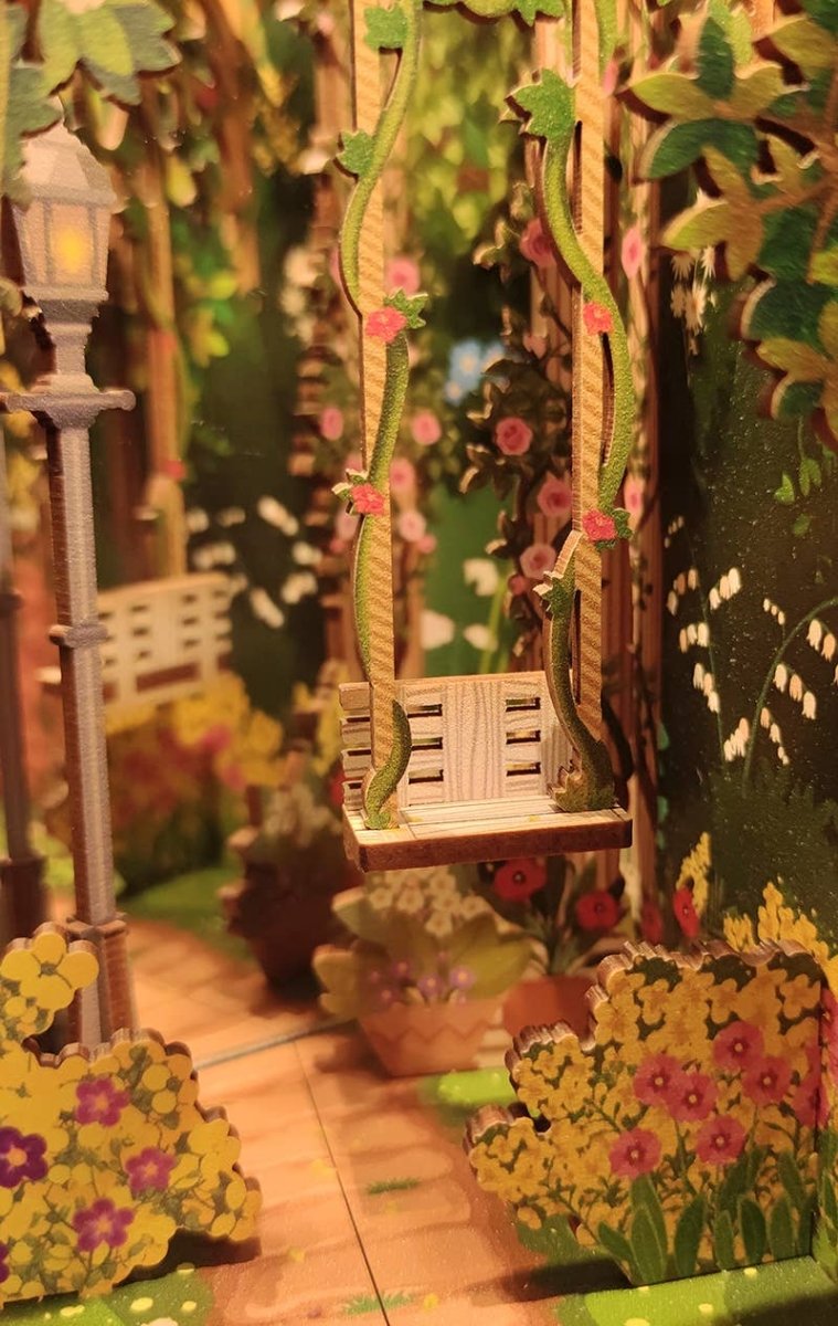 DIY Miniature House Book Nook Kit: Secret Garden - Tales for Tadpoles