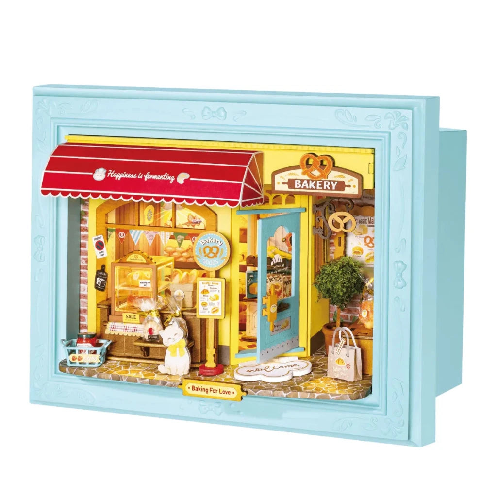 DIY Miniature House Kit: Fluffy Cat Bakery - Tales for Tadpoles
