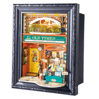 DIY Miniature House Kit: Old Times Bookstore - Tales for Tadpoles