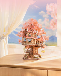 DIY Miniature House Kit: Sakura Tree House - Tales for Tadpoles