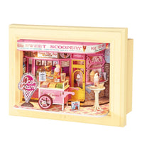 DIY Miniature House Kit: Sweet Scoopery Ice Cream - Tales for Tadpoles
