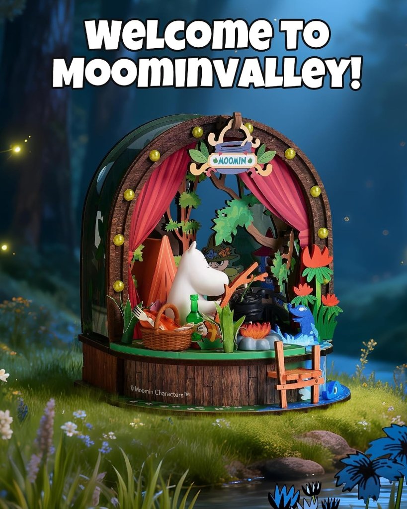 DIY Miniature Moomin Kit: Moomintroll's Forest Camp - Tales for Tadpoles