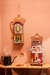 DIY Miniature Wall Hanging Kit: Lazy Coffee House - Tales for Tadpoles