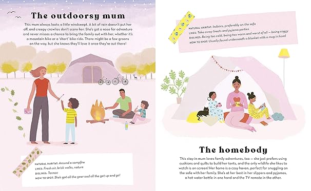 Donna Amey Bhatt: How to Spot a Mum, illustrated by Aura Lewis - Tales for Tadpoles