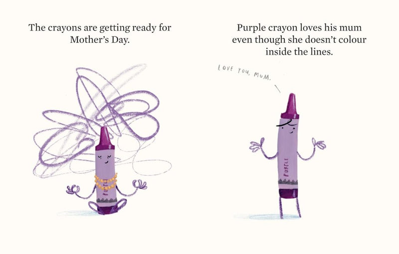 Drew Daywalt: Happy Mother's Day from the Crayons, illustrated by Oliver Jeffers - Tales for Tadpoles