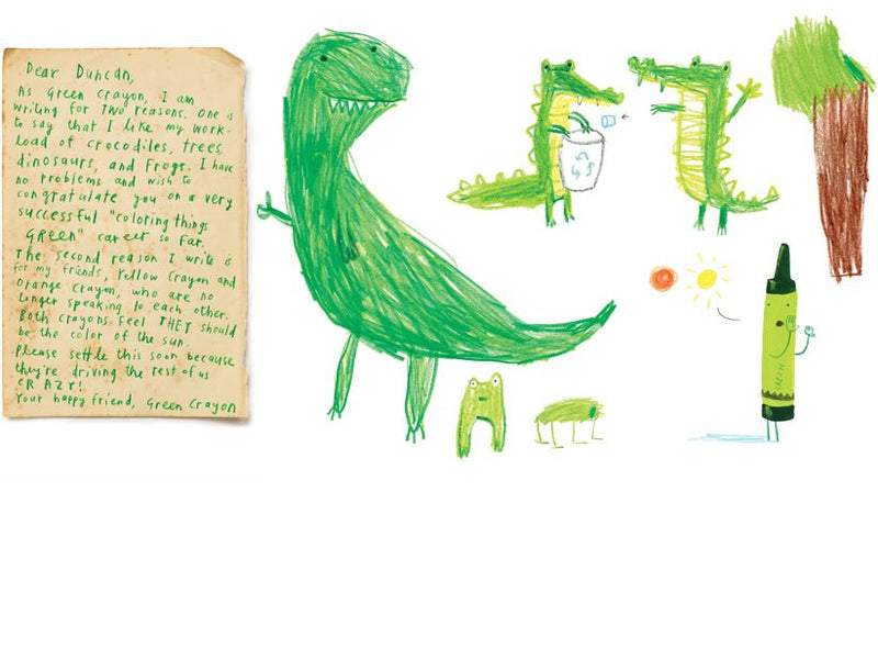 Drew Daywalt: The Day the Crayons Quit, illustrated by Oliver Jeffers - Tales for Tadpoles