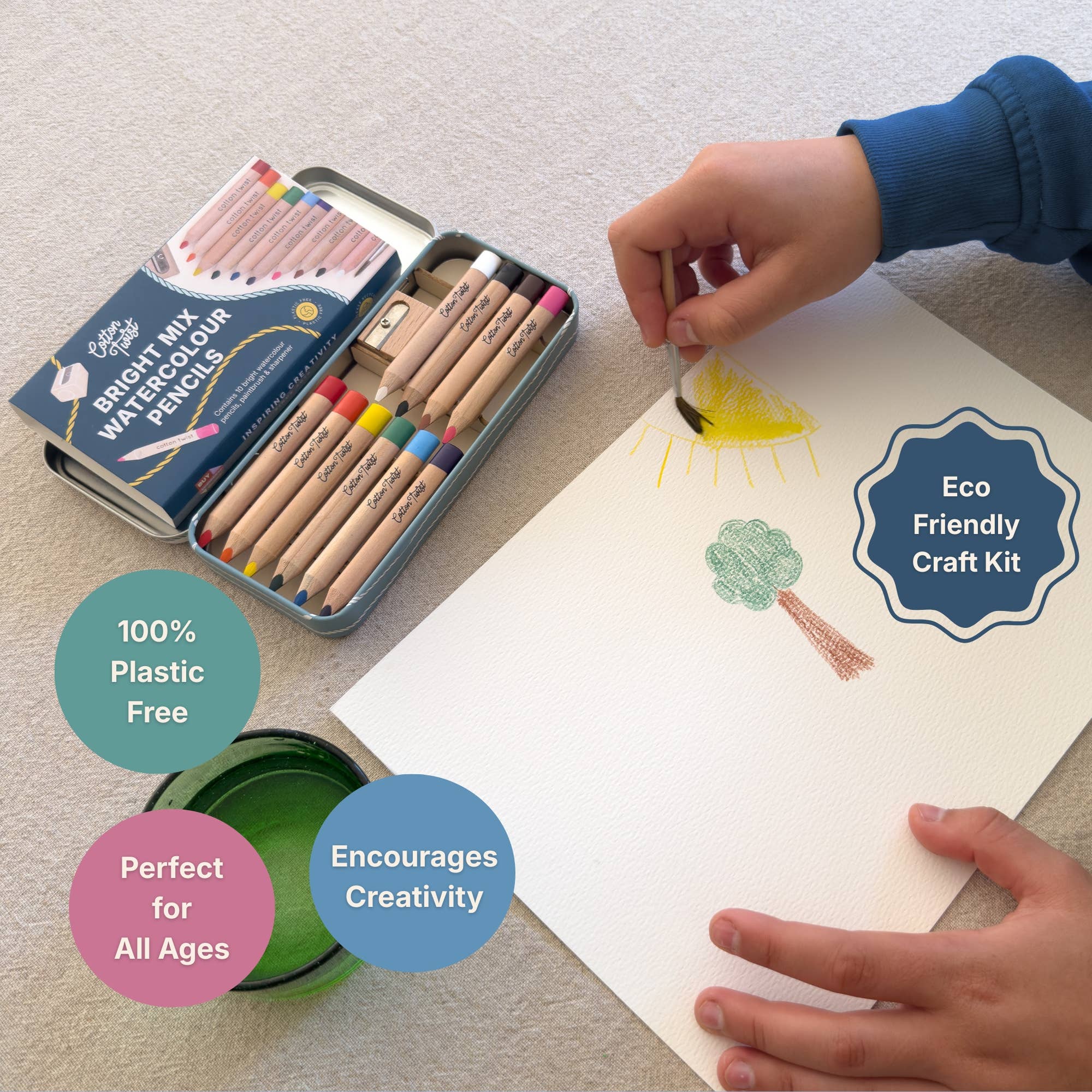 Watercolour Pencils Set: Bright Mix