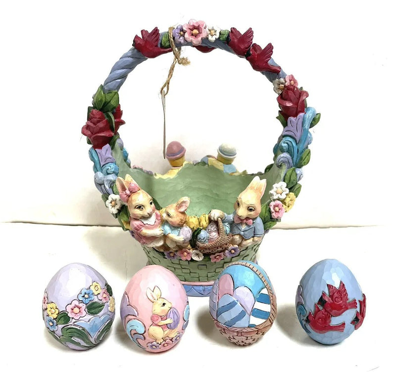 Easter Basket Centrepiece: 'Easter Cheer Found Here' - Tales for Tadpoles