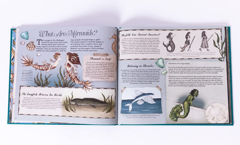 Emily Hawkins: A Natural History of Mermaids, illustrated by Jessica Roux - Tales for Tadpoles