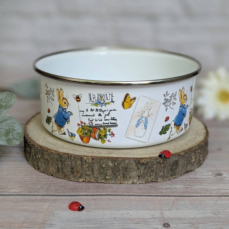 Enamel Bowl: Peter Rabbit - Tales for Tadpoles