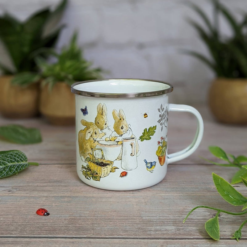 Enamel Mug: Beatrix Potter's Flopsy Bunnies - Tales for Tadpoles