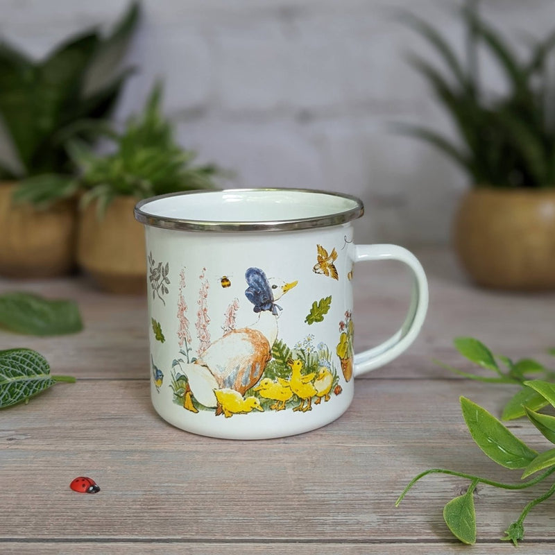 Enamel Mug: Beatrix Potter's Jemima Puddle - Duck - Tales for Tadpoles