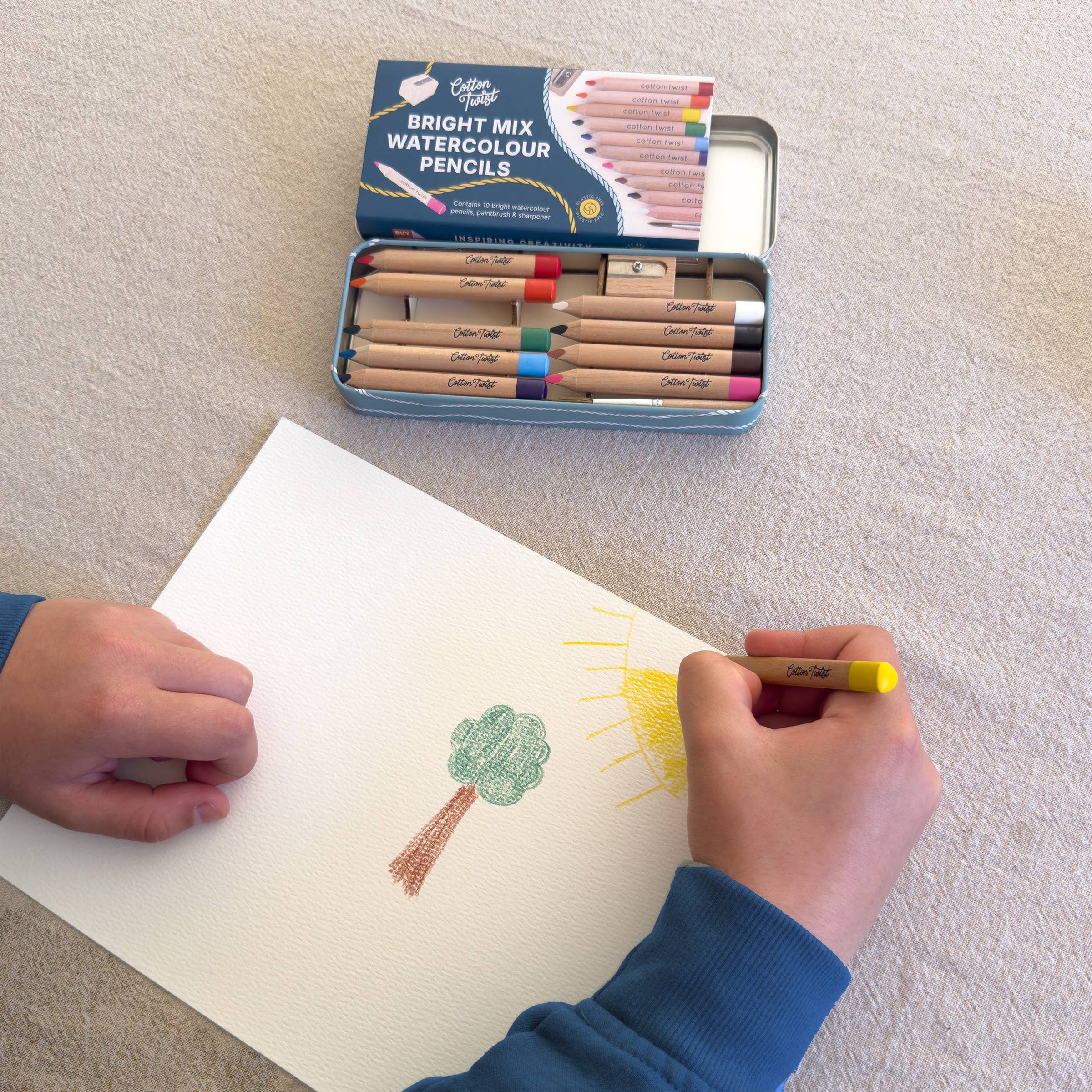 Watercolour Pencils Set: Bright Mix