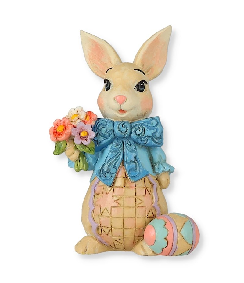 Figurine: Easter Bunny - Big Bow - Tales for Tadpoles