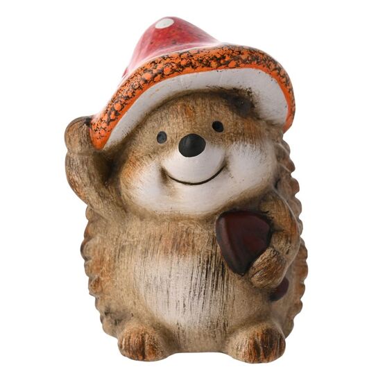 Figurine: Hedgehog in a Toadstool Hat - Large - Tales for Tadpoles