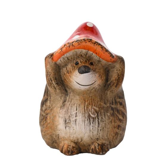 Figurine: Hedgehog in a Toadstool Hat - Small - Tales for Tadpoles