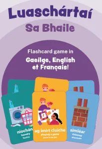 Flashcard Game: Luaschártaí - Sa Bhaile - Tales for Tadpoles