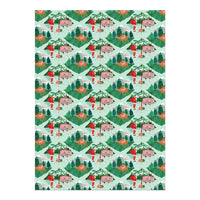 Gift Wrap: Bodil Jane - Santa Camper (Roll of 3 sheets) - Tales for Tadpoles