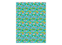 Gift Wrap: Krista Perry - Groovy Mushrooms (Roll of 3 Sheets) - Tales for Tadpoles