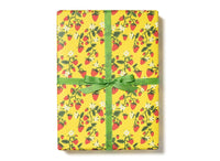 Gift Wrap: Krista Perry - Strawberry Patch (Roll of 3 Sheets) - Tales for Tadpoles