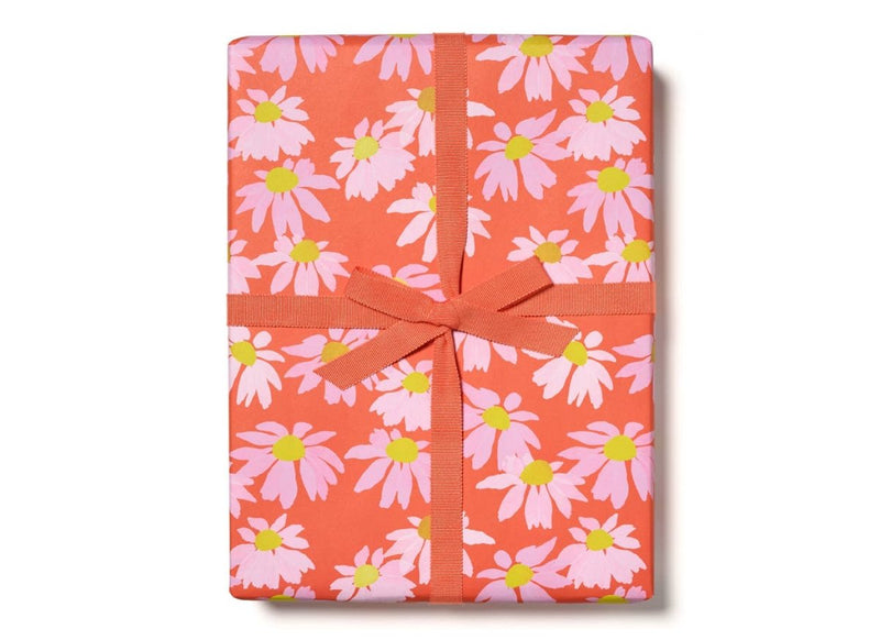 Gift Wrap: The House that Lars Built - Coneflower (Roll of 3 Sheets) - Tales for Tadpoles