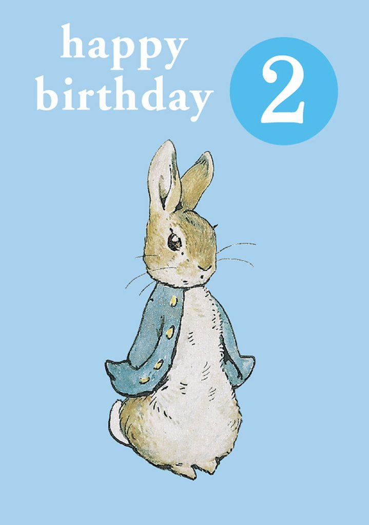 Greeting Card: Beatrix Potter - Peter Rabbit Badge 2 - Tales for Tadpoles