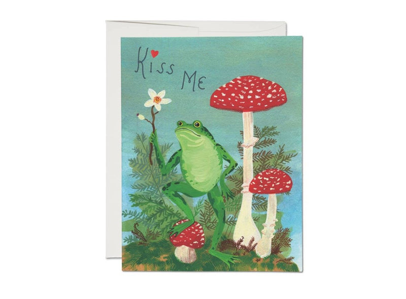 Greeting Card: Becca Stadtlander - Kiss Me - Tales for Tadpoles