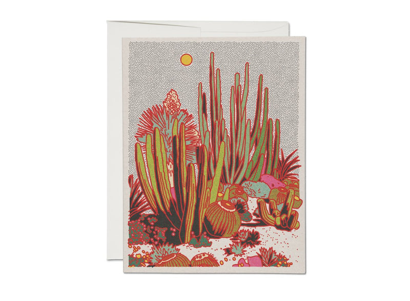 Greeting Card: Caroline Clark - Cactus Scene - Tales for Tadpoles