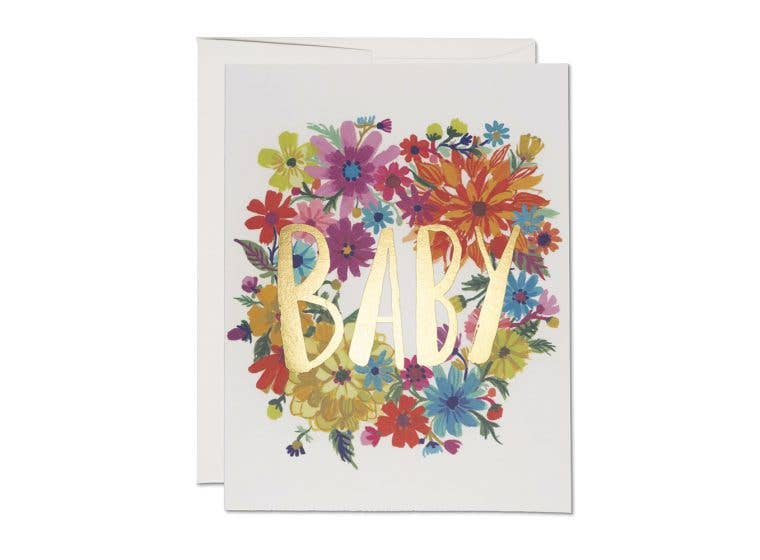 Greeting Card: Carolyn Gavin, Baby Wreath - Tales for Tadpoles