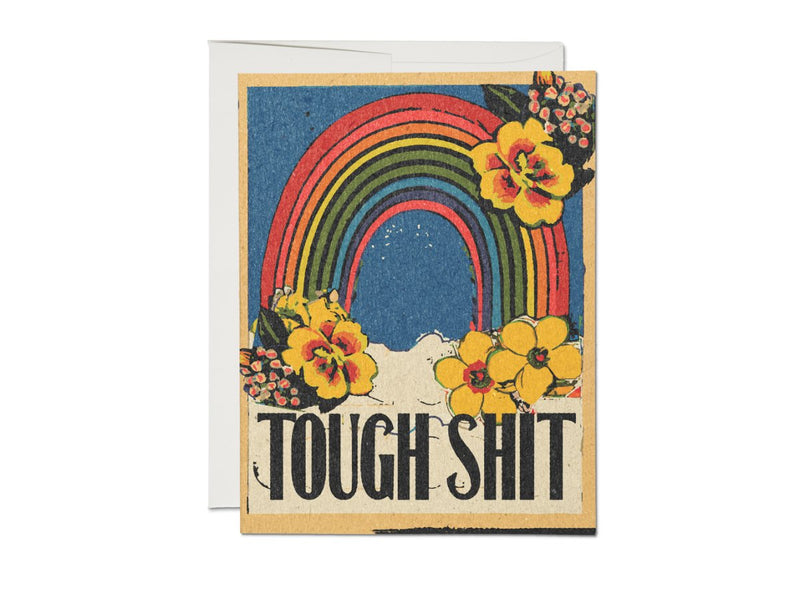 Greeting Card: Daren Thomas Magee - Tough Shit - Tales for Tadpoles