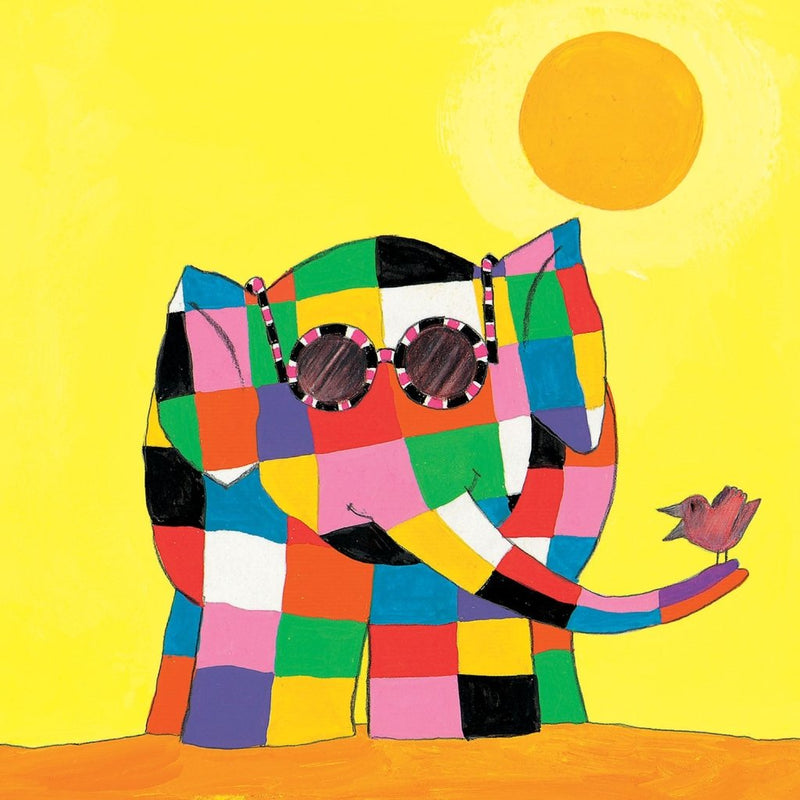 Greeting Card: Elmer - with Sunglasses - Tales for Tadpoles