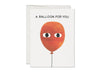 Greeting Card: Jon Klassen - A Balloon for You - Tales for Tadpoles